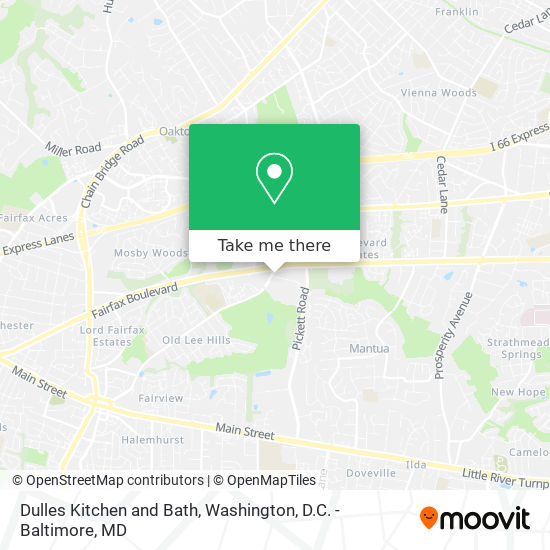 Mapa de Dulles Kitchen and Bath