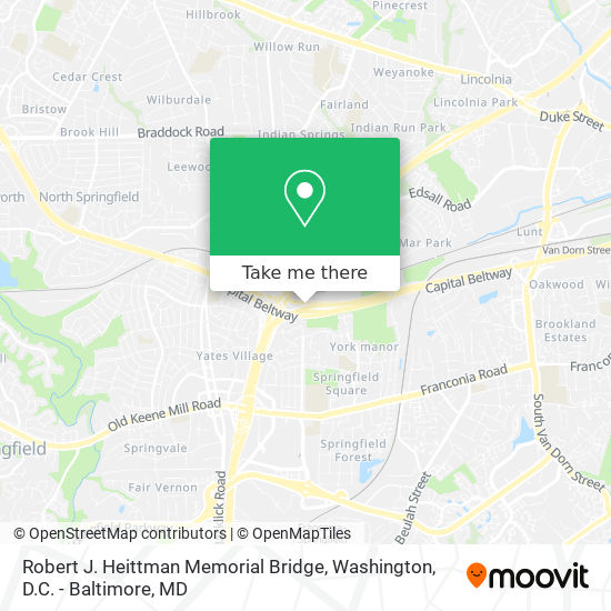 Mapa de Robert J. Heittman Memorial Bridge