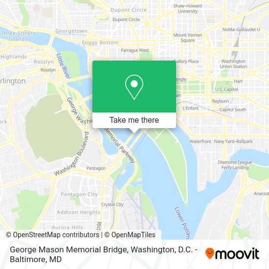 Mapa de George Mason Memorial Bridge