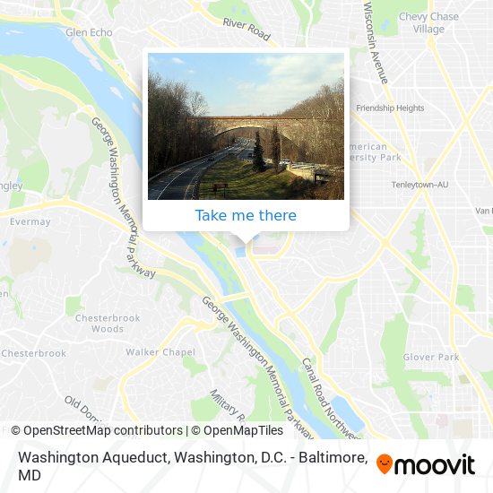 Mapa de Washington Aqueduct