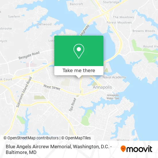 Mapa de Blue Angels Aircrew Memorial