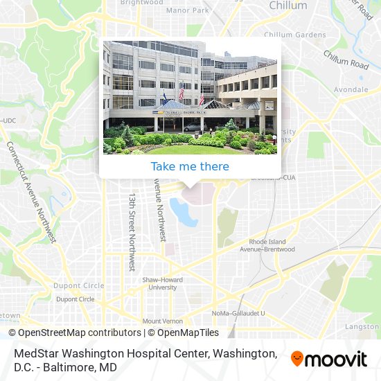 how to get to medstar washington hospital center in washington by bus metro or train
