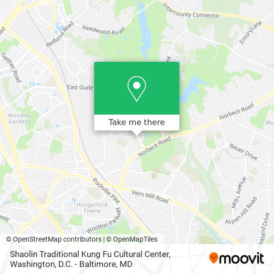 Shaolin Traditional Kung Fu Cultural Center map