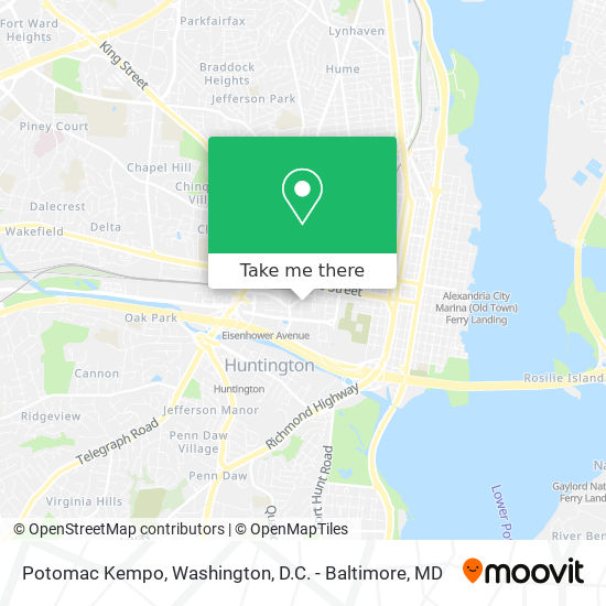 Potomac Kempo map