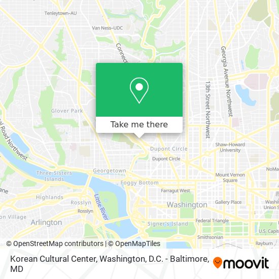 Korean Cultural Center map