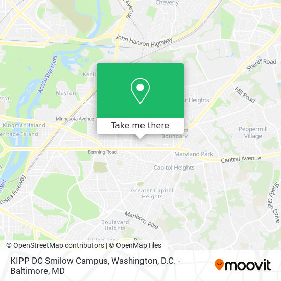 KIPP DC Smilow Campus map