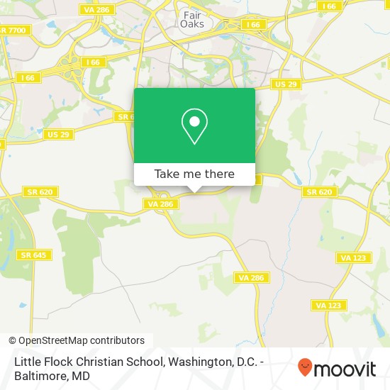 Mapa de Little Flock Christian School