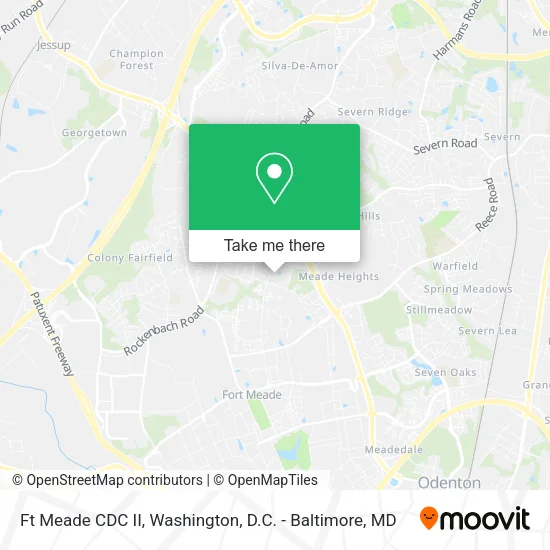 Ft Meade CDC II map