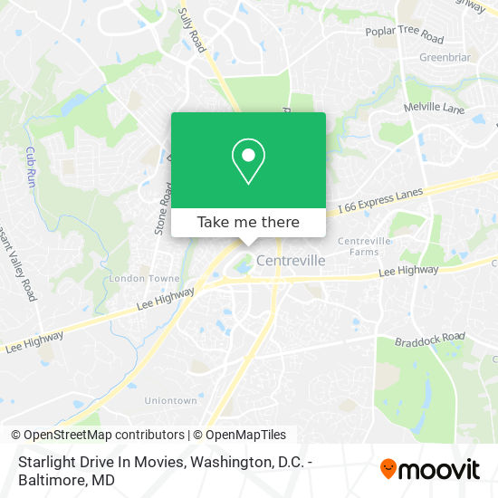 Starlight Drive In Movies map