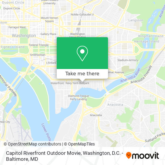 Mapa de Capitol Riverfront Outdoor Movie