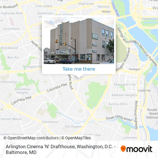Mapa de Arlington Cinema 'N' Drafthouse