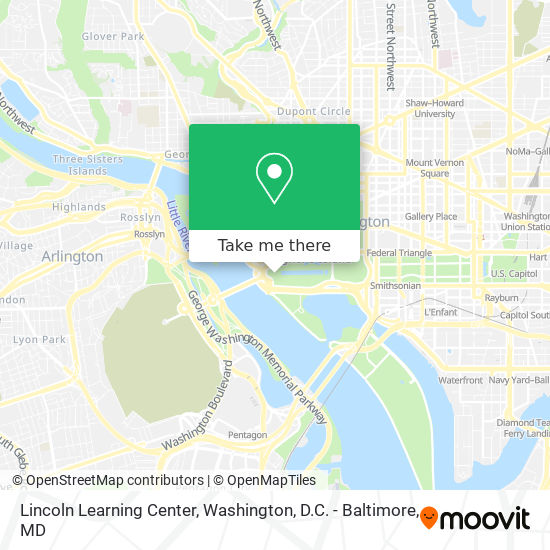 Lincoln Learning Center map