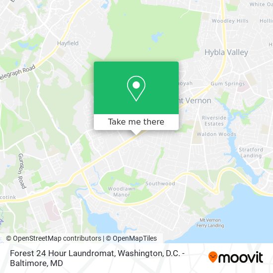 Forest 24 Hour Laundromat map