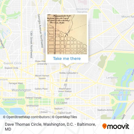 Dave Thomas Circle map