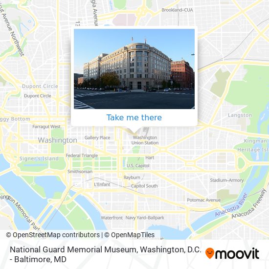 Mapa de National Guard Memorial Museum