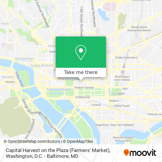 Capital Harvest on the Plaza (Farmers' Market) map