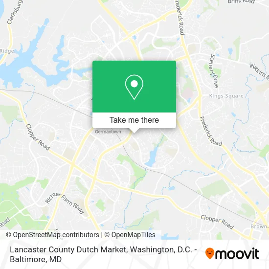 Lancaster County Dutch Market map
