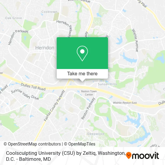 Coolsculpting University (CSU) by Zeltiq map