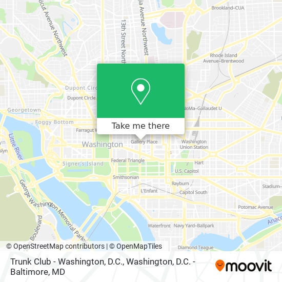 Trunk Club - Washington, D.C. map