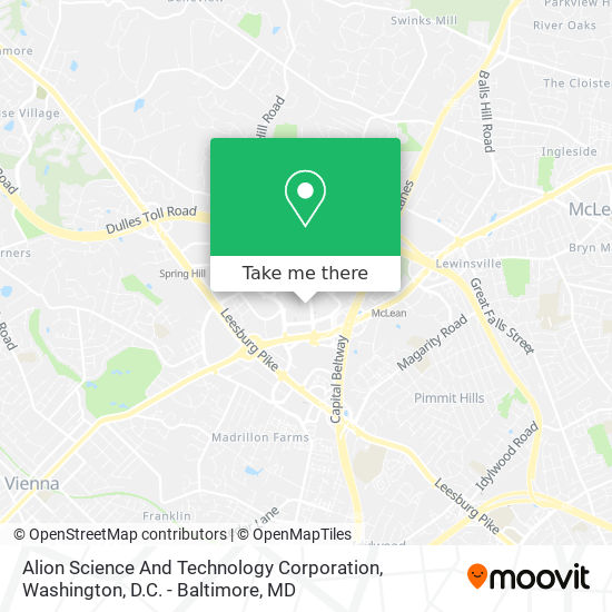 Alion Science And Technology Corporation map