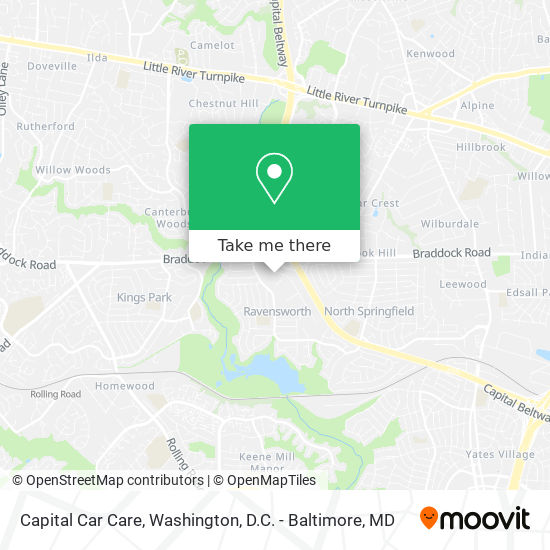 Capital Car Care map