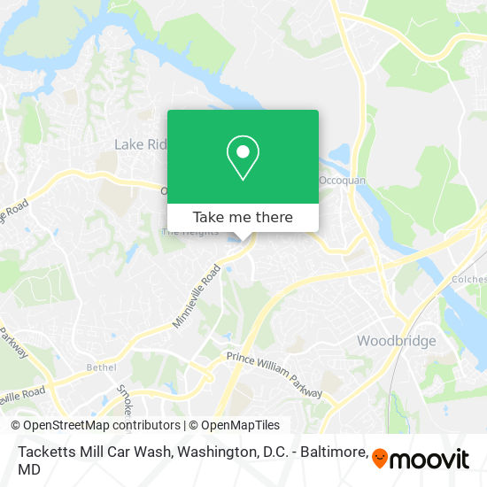 Mapa de Tacketts Mill Car Wash