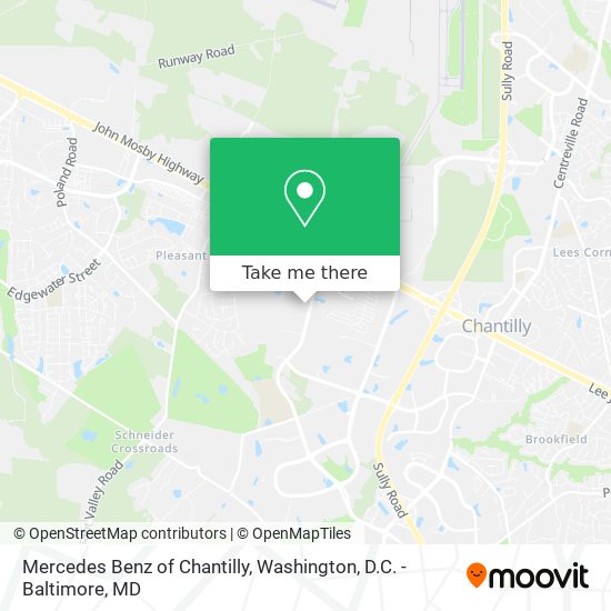 Mapa de Mercedes Benz of Chantilly