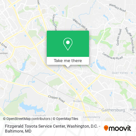 Mapa de Fitzgerald Toyota Service Center