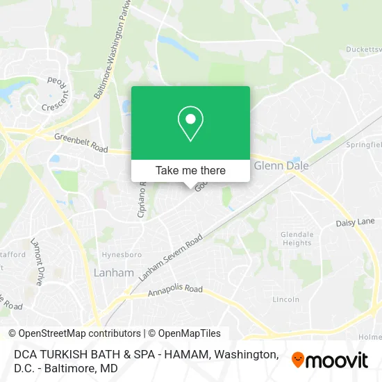Mapa de DCA TURKISH BATH & SPA - HAMAM