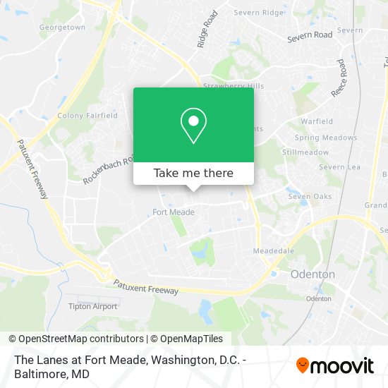 Mapa de The Lanes at Fort Meade