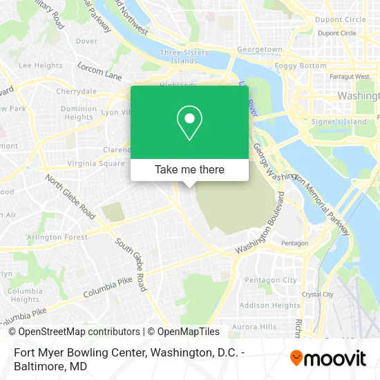 Mapa de Fort Myer Bowling Center