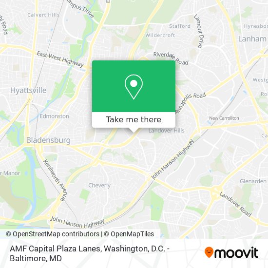 AMF Capital Plaza Lanes map