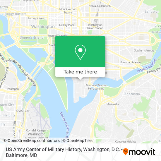 US Army Center of Military History map