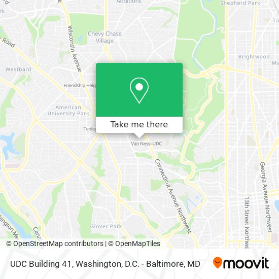 UDC Building 41 map