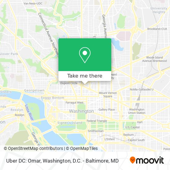 Uber DC: Omar map