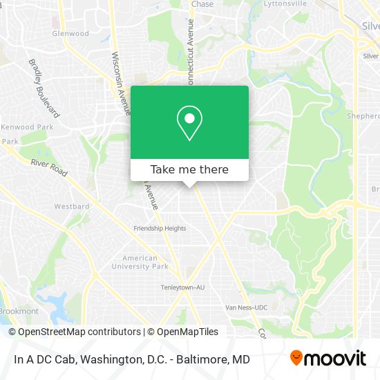 In A DC Cab map
