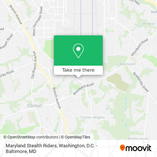 Maryland Stealth Riders map