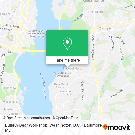 Build-A-Bear Workshop map