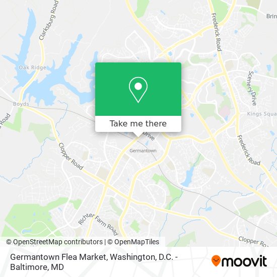 Germantown Flea Market map