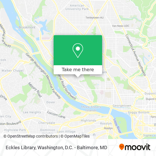 Eckles Library map