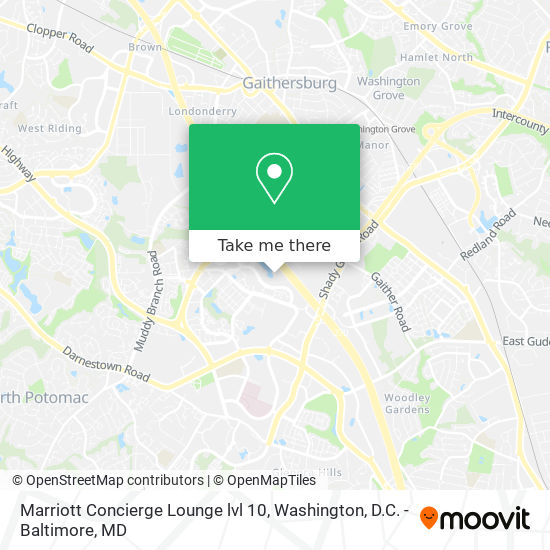 Marriott Concierge Lounge lvl 10 map