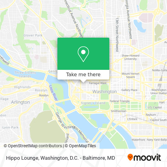 Hippo Lounge map