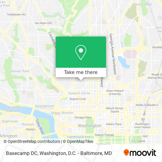 Mapa de Basecamp DC