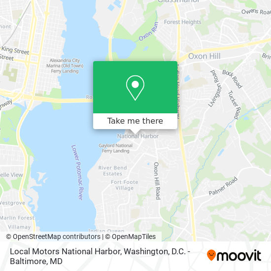 Mapa de Local Motors National Harbor