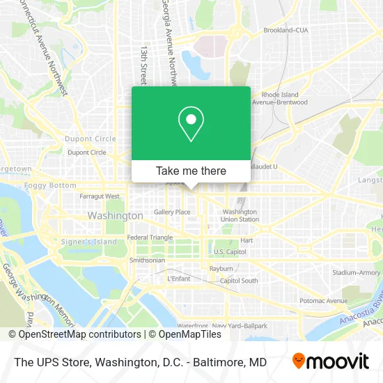 Mapa de The UPS Store