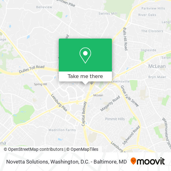 Novetta Solutions map