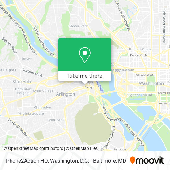 Phone2Action HQ map
