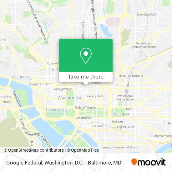 Google Federal map