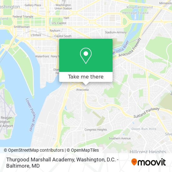 Mapa de Thurgood Marshall Academy