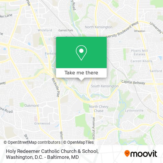 Mapa de Holy Redeemer Catholic Church & School